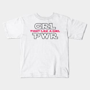 Cool Tees Girl Power Women's Geek Kids T-Shirt